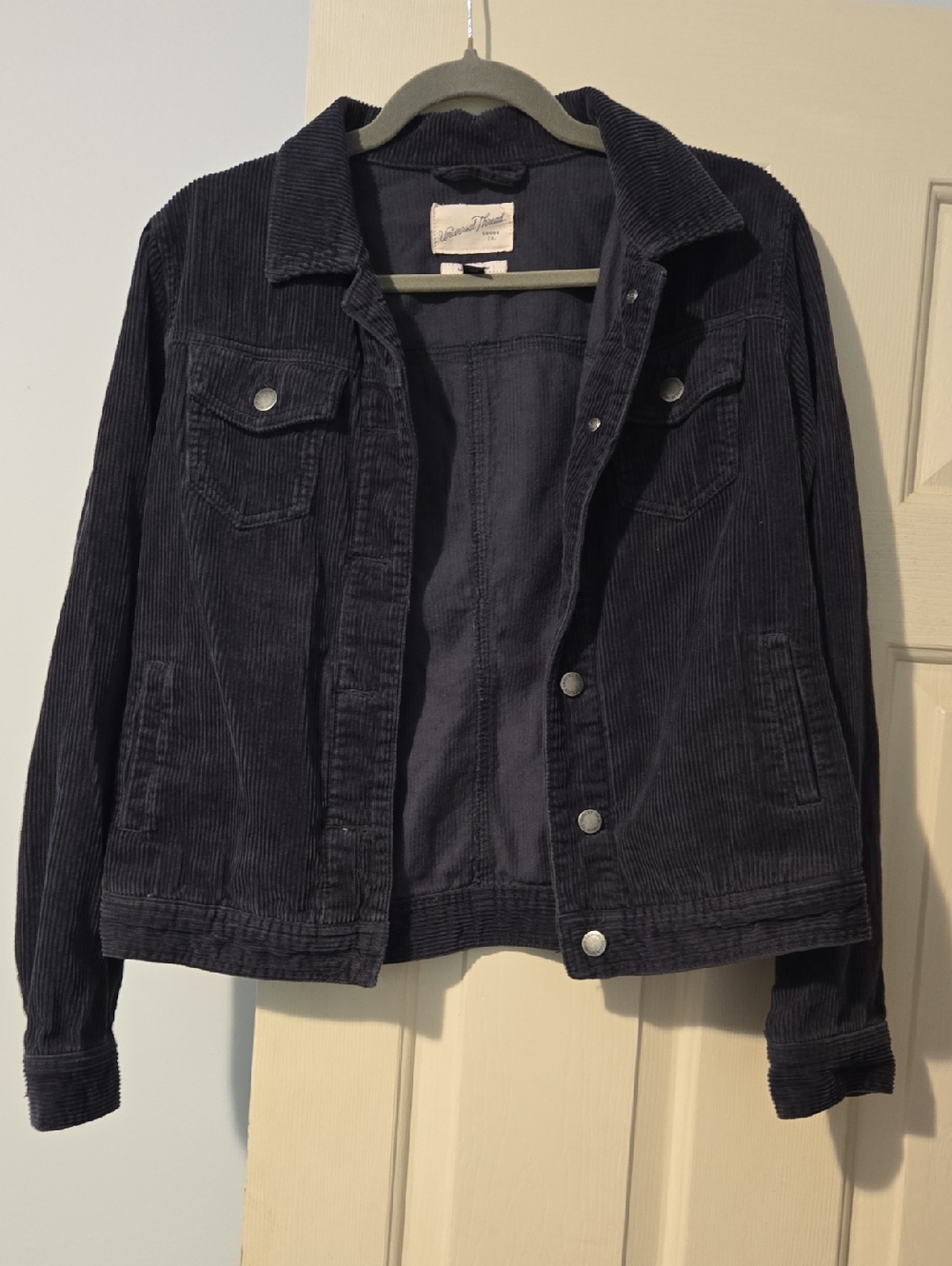 Universal Thread Faded Black Corduroy Jacket
